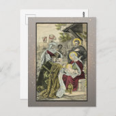 Vintage Weihnachtskarte Postkarte (Vorne/Hinten)