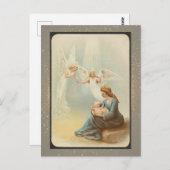 Vintage Weihnachtskarte Postkarte (Vorne/Hinten)