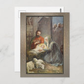 Vintage Weihnachtskarte Postkarte (Vorne/Hinten)