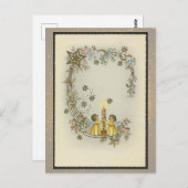 Vintage Weihnachtskarte Postkarte (Vorne/Hinten)