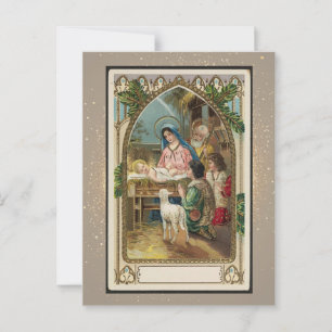 Vintage Weihnachtskarte Postkarte
