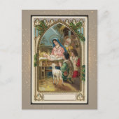 Vintage Weihnachtskarte Postkarte (Vorderseite)