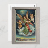 Vintage Weihnachtskarte Postkarte (Vorne/Hinten)