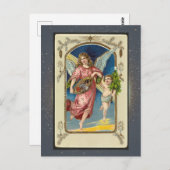 Vintage Weihnachtskarte Postkarte (Vorne/Hinten)