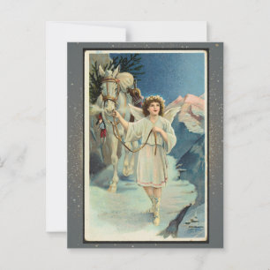 Vintage Weihnachtskarte Postkarte