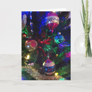 Vintage Weihnachtskarten Feiertagskarte