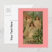Vintage Weihnachtskarten Feiertagspostkarte (Vorne/Hinten)