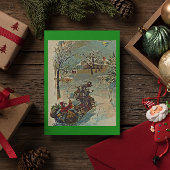 Vintage Weihnachtskarten Feiertagspostkarte