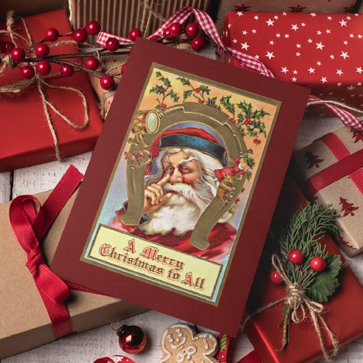 Vintage Weihnachtskarten Feiertagspostkarte