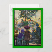 Vintage Weihnachtskarten Feiertagspostkarte (Vorne/Hinten)