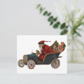 Vintage Weihnachtskarten Feiertagspostkarte (Stehend Vorderseite)