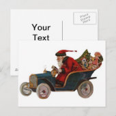 Vintage Weihnachtskarten Feiertagspostkarte (Vorne/Hinten)