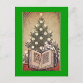 Vintage Weihnachtskarten Feiertagspostkarte (Vorderseite)