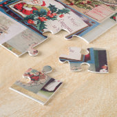 Vintage-Weihnachtskarten - Festtagsmuster Puzzle (Seite)