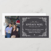 Vintage Weihnachtskarten für den Weihnachtsfeierta Feiertagskarte (Vorne/Hinten)