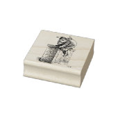 Vintage Weihnachtskautschuk-Briefmarke Gummistempel (Stempel)