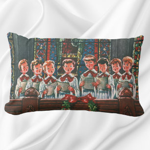 Vintage-Weihnachtskinder singen im Kirchenchor Lendenkissen