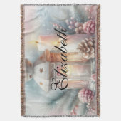 Vintage Weihnachtsklangen und Ornamente Decke (Vorderseite Vertikal)