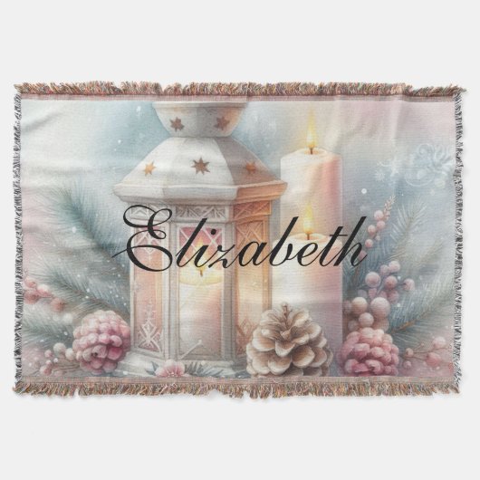 Vintage Weihnachtsklangen und Ornamente Decke (Vorderseite)