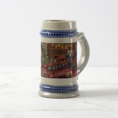 Vintage Weihnachtsklassiker Bierglas (VorderseiteRechts)