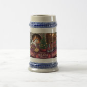 Vintage Weihnachtsklassiker Bierglas (Mittel)