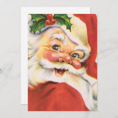 Vintage Weihnachtsklausel Feiertagskarte (Vorne/Hinten)