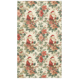 Vintage Weihnachtsklausel Tischdecke