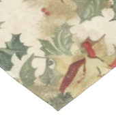 Vintage Weihnachtsklausel Tischdecke (Schrägansicht)
