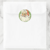 Vintage Weihnachtskleber Runder Aufkleber (Tasche)