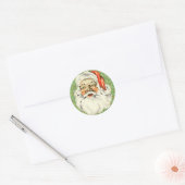 Vintage Weihnachtskleber Runder Aufkleber (Umschlag)