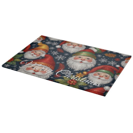 Vintage Weihnachtskollektion Schneidebrett (Ecke)