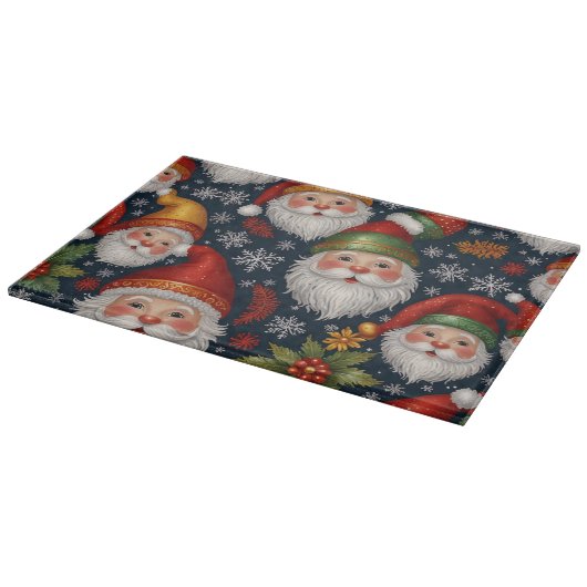 Vintage Weihnachtskollektion Schneidebrett (Ecke)