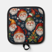 Vintage Weihnachtskollektion Topflappen (Vorderseite)