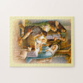 Vintage Weihnachtskrippe Puzzle (Horizontal)