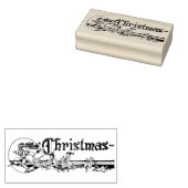 Vintage Weihnachtskunst Gummistempel (Stempel)