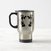 Vintage Weihnachtsläden Reisebecher (Links)
