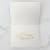 Vintage Weihnachtslandschaft Karte (Innenseite)