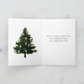 Vintage Weihnachtslieder Feiertagskarte (Innenseite)