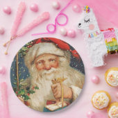 Vintage Weihnachtslieferungen Pappteller (Party)