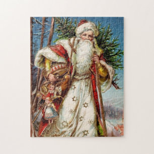Vintage Weihnachtsmann 5 Puzzle
