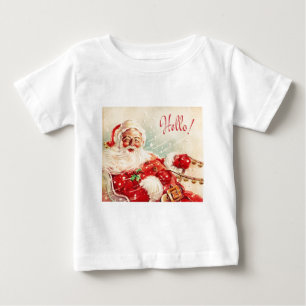 Vintage Weihnachtsmann Baby T-shirt