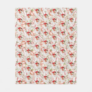 Vintage-Weihnachtsmann-Fliesblanket Fleecedecke