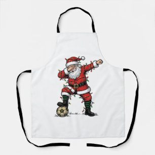 Vintage Weihnachtsmann Fußball Weihnachten Sportsh Schürze