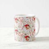 Vintage-Weihnachtsmann-Kaffeetasse Kaffeetasse (VorderseiteRechts)