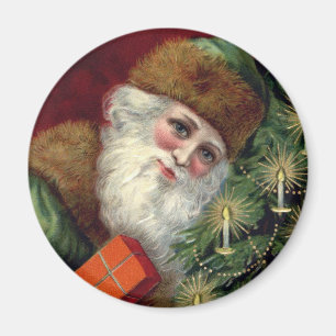 Vintage-Weihnachtsmann-Kühlschrankmagnet Magnet