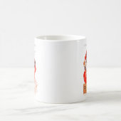 Vintage Weihnachtsmann mit Amateurfunk Kaffeetasse (Mittel)