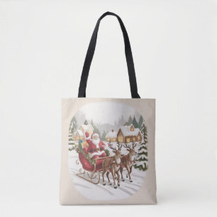 Vintage Weihnachtsmann Neunziger Retro Weihnachtsm Tasche