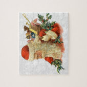 vintage Weihnachtsmann oder St. Nick Puzzle (Vertikal)