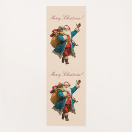 Vintage-Weihnachtsmann-Personalisiertes-Weihnachts Yogamatte