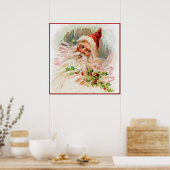 VINTAGE WEIHNACHTSMANN POSTER (Küche)